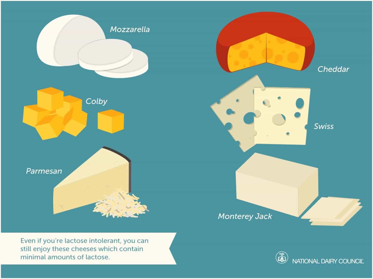 Types of Low Lactose Cheeses